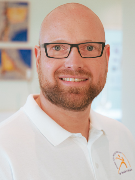 Fabian Köster, Physiotherapeut und Inhaber der Praxis
